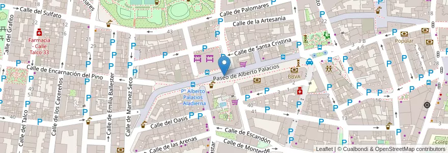 Mapa de ubicacion de Aparcabicis Mercado Municipal en Espanha, Comunidade De Madrid, Comunidade De Madrid, Área Metropolitana De Madrid Y Corredor Del Henares, Madrid.