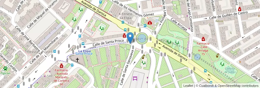 Mapa de ubicacion de Aparcabicis Plaza Agustín González en 西班牙, Comunidad De Madrid, Comunidad De Madrid, Área Metropolitana De Madrid Y Corredor Del Henares, Madrid.