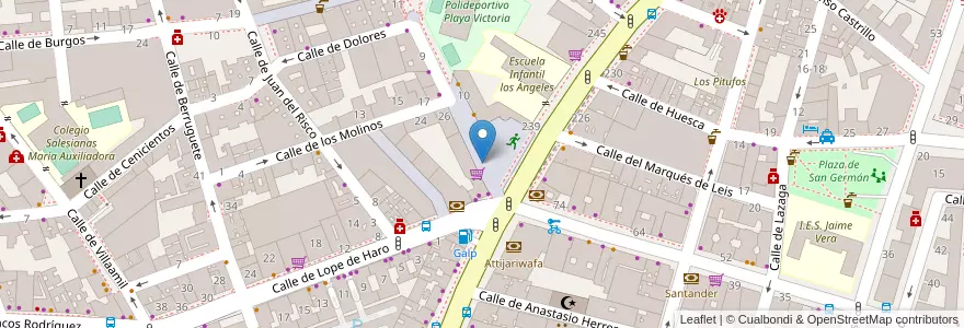 Mapa de ubicacion de Aparcabicis Plaza del Canal en إسبانيا, منطقة مدريد, منطقة مدريد, Área Metropolitana De Madrid Y Corredor Del Henares, مدريد.
