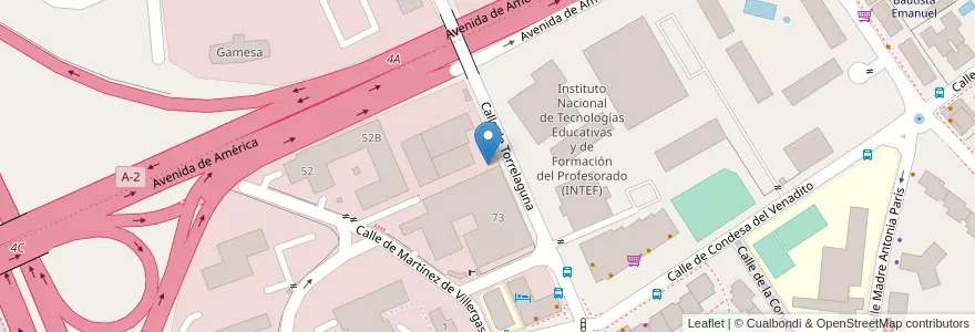 Mapa de ubicacion de Aparcabicis Pricewaterhousecoopers en 西班牙, Comunidad De Madrid, Comunidad De Madrid, Área Metropolitana De Madrid Y Corredor Del Henares, Madrid.