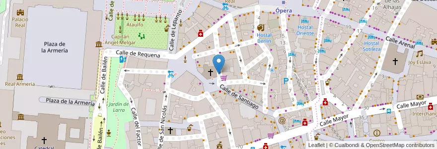 Mapa de ubicacion de Aparcabicis Santa Clara en Spanien, Autonome Gemeinschaft Madrid, Autonome Gemeinschaft Madrid, Área Metropolitana De Madrid Y Corredor Del Henares, Madrid.