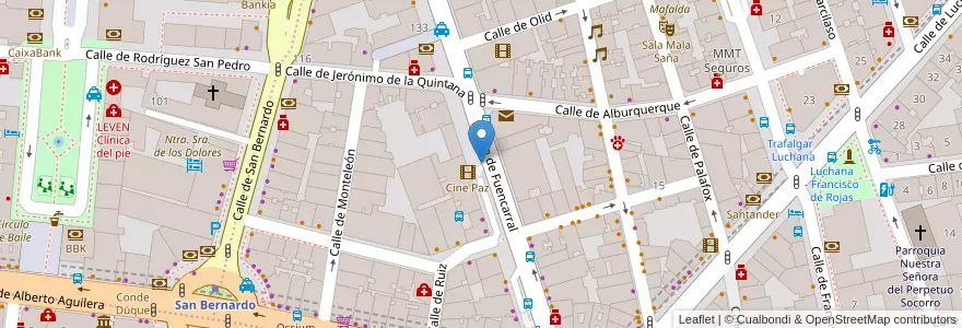 Mapa de ubicacion de Aparcabicis Universidad Politécnica de Madrid (Rectorado) en İspanya, Comunidad De Madrid, Comunidad De Madrid, Área Metropolitana De Madrid Y Corredor Del Henares, Madrid.