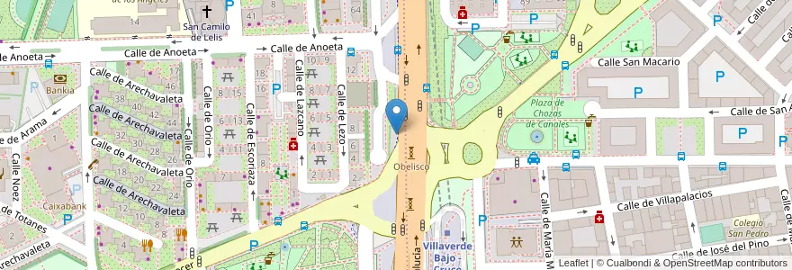 Mapa de ubicacion de Aparcabicis Vía Ciclista Av. Andalucía en Spagna, Comunidad De Madrid, Comunidad De Madrid, Área Metropolitana De Madrid Y Corredor Del Henares, Madrid.