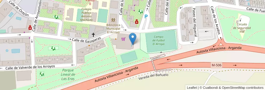 Mapa de ubicacion de Aparcamiento de Mercadona en Espanha, Comunidade De Madrid, Comunidade De Madrid, Área Metropolitana De Madrid Y Corredor Del Henares, Fuenlabrada.