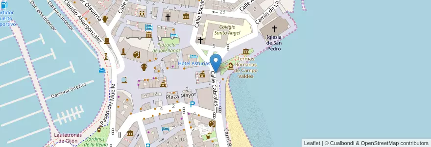 Mapa de ubicacion de Aparcamiento reservado para motos en スペイン.