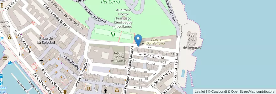 Mapa de ubicacion de Aparcamiento reservado para motos en España.