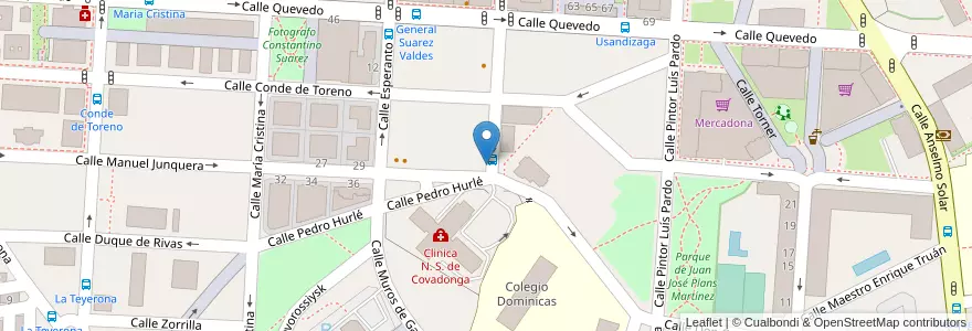 Mapa de ubicacion de Aparcamiento reservado para motos en Испания, Астурия, Астурия, Gijón/Xixón.