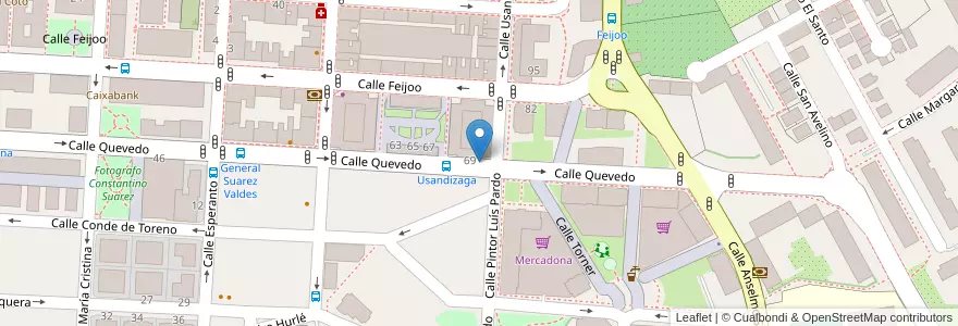 Mapa de ubicacion de Aparcamiento reservado para motos en 西班牙, 阿斯圖里亞斯, 阿斯圖里亞斯, Gijón/Xixón.