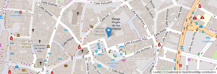 Mapa de ubicacion de Aparcamientos Escuelas Pías en 西班牙, 安达鲁西亚, Sevilla, Sevilla.