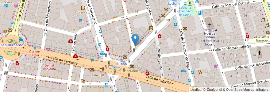 Mapa de ubicacion de Apartaco en Испания, Мадрид, Мадрид, Área Metropolitana De Madrid Y Corredor Del Henares, Мадрид.