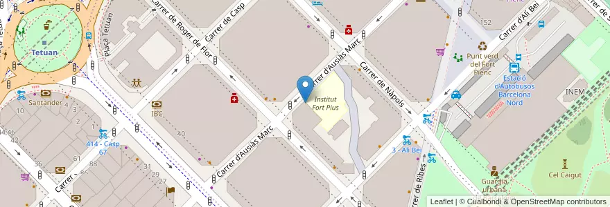 Mapa de ubicacion de Apartment en 西班牙, Catalunya, Barcelona, Barcelonès, Barcelona.