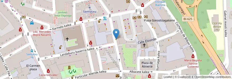 Mapa de ubicacion de APG en 西班牙, 巴斯克, 比斯开, Bilboaldea, 毕尔巴鄂.