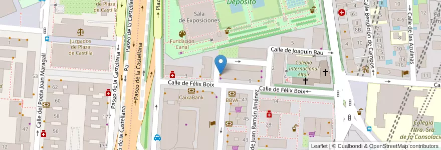 Mapa de ubicacion de Apricot lounge en スペイン, マドリード州, Comunidad De Madrid, Área Metropolitana De Madrid Y Corredor Del Henares, Madrid.