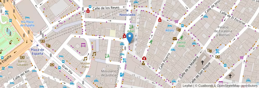 Mapa de ubicacion de Aquí Santoña en Spanje, Comunidad De Madrid, Comunidad De Madrid, Área Metropolitana De Madrid Y Corredor Del Henares, Madrid.