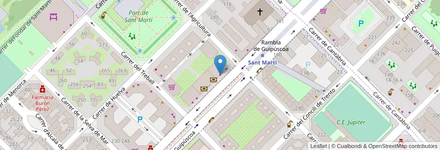 Mapa de ubicacion de Aquí Sí en Sepanyol, Catalunya, Barcelona, Barcelonès, Barcelona.