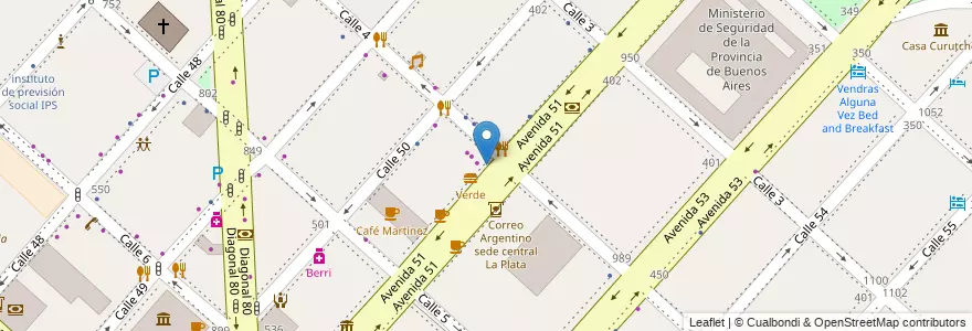 Mapa de ubicacion de Araldi, Casco Urbano en Аргентина, Буэнос-Айрес, Partido De La Plata, La Plata.