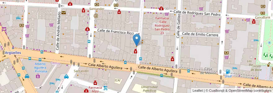 Mapa de ubicacion de Aram en 西班牙, Comunidad De Madrid, Comunidad De Madrid, Área Metropolitana De Madrid Y Corredor Del Henares, Madrid.