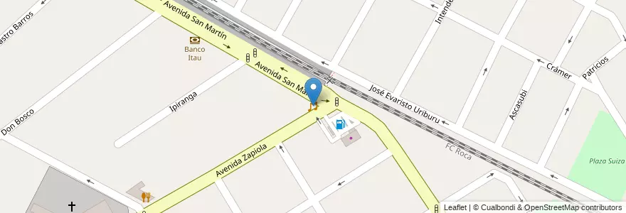 Mapa de ubicacion de Aranjuez en Arjantin, Buenos Aires, Partido De Quilmes, Bernal.