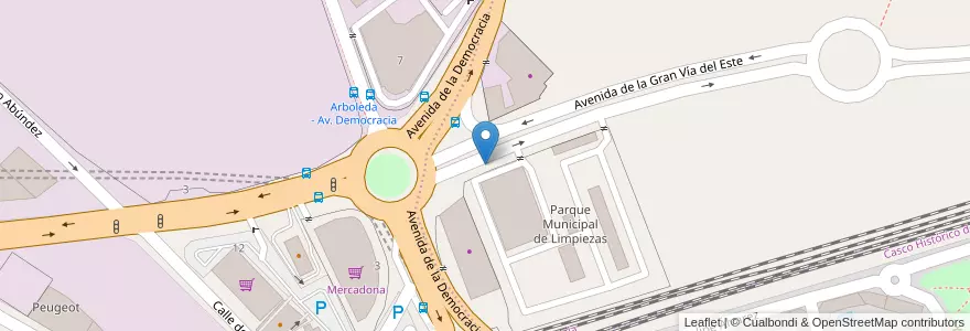 Mapa de ubicacion de ARBOLEDA, CALLE, DE LA,S/N en Испания, Мадрид, Мадрид, Área Metropolitana De Madrid Y Corredor Del Henares, Мадрид.