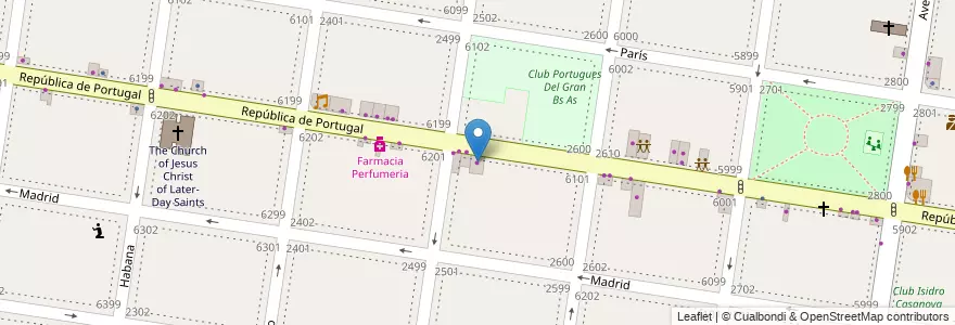 Mapa de ubicacion de Arcangeli Hermanos en Arjantin, Buenos Aires, Partido De La Matanza, Isidro Casanova.