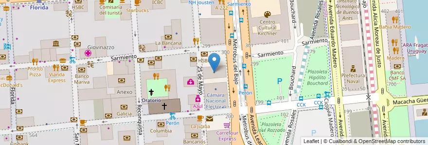 Mapa de ubicacion de Archivo General de la Nación, San Nicolas en Argentina, Ciudad Autónoma De Buenos Aires, Comuna 1, Buenos Aires.