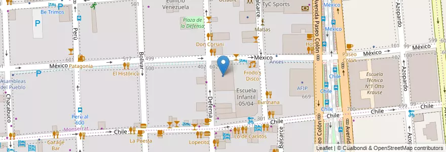 Mapa de ubicacion de Archivo General del Ejército, Montserrat en آرژانتین, Ciudad Autónoma De Buenos Aires, Comuna 1, Buenos Aires.