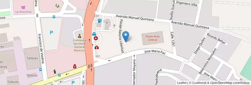 Mapa de ubicacion de Archivo Histórico Municipal en Arjantin, Chubut, Departamento Escalante, Comodoro Rivadavia.