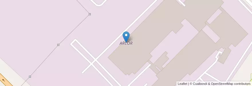 Mapa de ubicacion de ARCOR en アルゼンチン, ブエノスアイレス州, Partido De Salto.