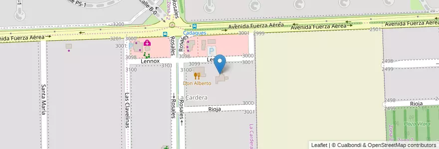 Mapa de ubicacion de Arcos del Sol en آرژانتین, سانتافه, Departamento Rosario, Municipio De Funes, Funes.