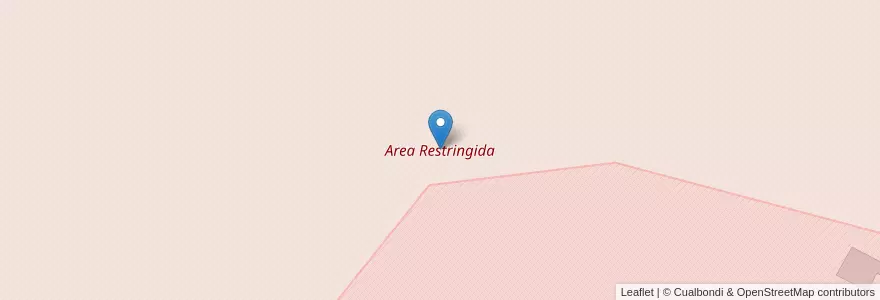 Mapa de ubicacion de Area Restringida en 아르헨티나, 엔트레리오스주, Departamento Villaguay, Distrito Lucas Al Sud, Villaguay.