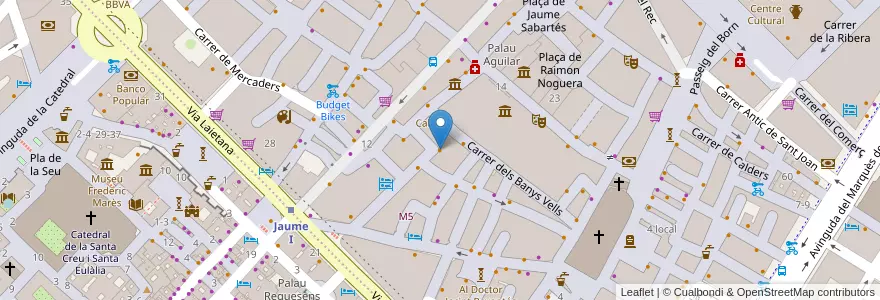 Mapa de ubicacion de Arena bar en Испания, Каталония, Барселона, Барселонес, Барселона.