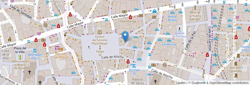Mapa de ubicacion de Arepa Olé en Испания, Мадрид, Мадрид, Área Metropolitana De Madrid Y Corredor Del Henares, Мадрид.