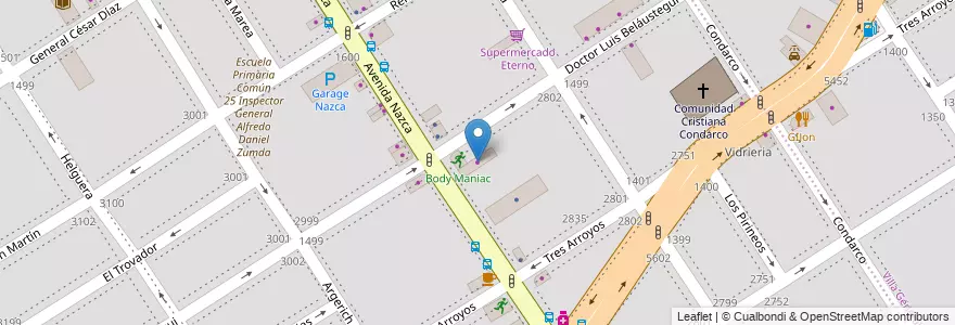 Mapa de ubicacion de Arge Motors, Villa Santa Rita en Argentine, Ciudad Autónoma De Buenos Aires, Buenos Aires.