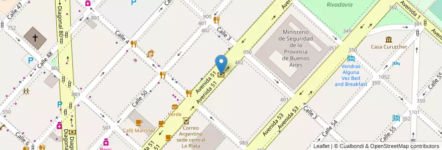 Mapa de ubicacion de Argenper, Casco Urbano en Argentinien, Provinz Buenos Aires, Partido De La Plata, La Plata.