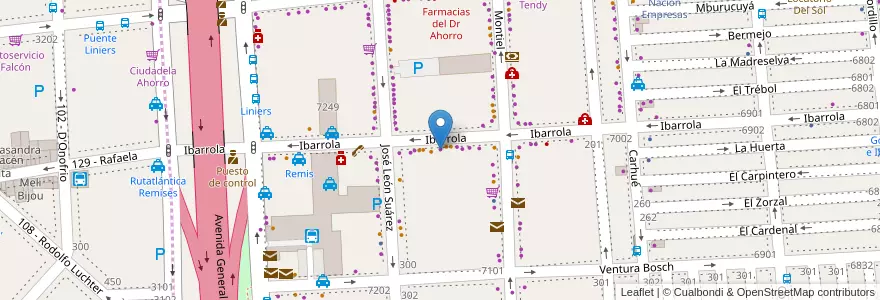 Mapa de ubicacion de Argenper en 阿根廷, Ciudad Autónoma De Buenos Aires, Comuna 9, 布宜诺斯艾利斯.
