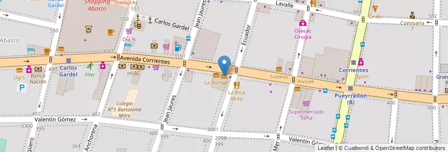 Mapa de ubicacion de Argentinas, Balvanera en آرژانتین, Ciudad Autónoma De Buenos Aires, Comuna 3, Buenos Aires.