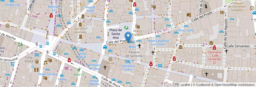 Mapa de ubicacion de A.R.G.O. en İspanya, Comunidad De Madrid, Comunidad De Madrid, Área Metropolitana De Madrid Y Corredor Del Henares, Madrid.