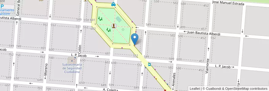 Mapa de ubicacion de Ariel en Arjantin, Buenos Aires, Partido De Campana.