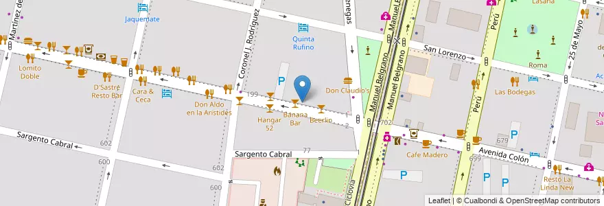Mapa de ubicacion de Arístides Neurología en Arjantin, Şili, Mendoza, Departamento Capital, Ciudad De Mendoza, Sección 5ª Residencial Sur.