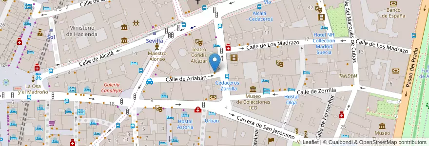 Mapa de ubicacion de Ariza en Испания, Мадрид, Мадрид, Área Metropolitana De Madrid Y Corredor Del Henares, Мадрид.