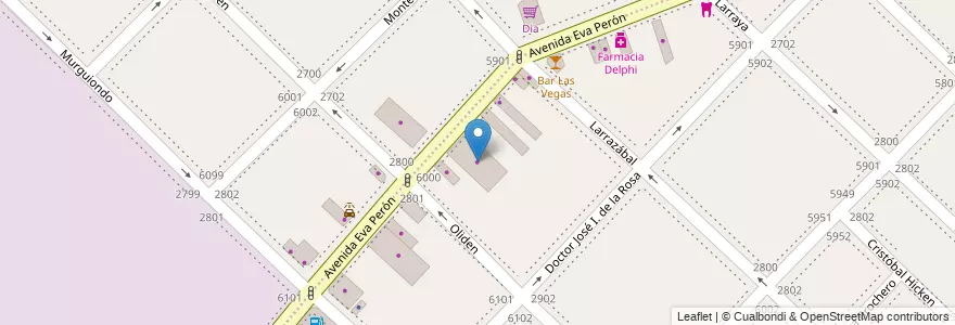 Mapa de ubicacion de Armando J. Ríos S.A., Villa Lugano en Аргентина, Буэнос-Айрес, Comuna 9, Буэнос-Айрес.