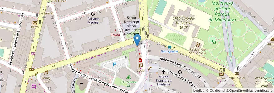 Mapa de ubicacion de Armstrong en España, Euskadi, Araba/Álava, Gasteizko Kuadrilla/Cuadrilla De Vitoria, Vitoria-Gasteiz.
