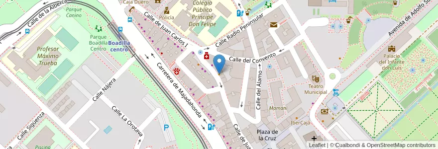 Mapa de ubicacion de Aroma Café en Spagna, Comunidad De Madrid, Comunidad De Madrid, Área Metropolitana De Madrid Y Corredor Del Henares, Boadilla Del Monte.