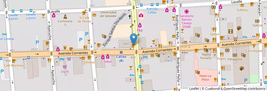 Mapa de ubicacion de Aroma, San Nicolas en Argentine, Ciudad Autónoma De Buenos Aires, Buenos Aires.