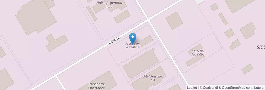 Mapa de ubicacion de Arquifoam Argentina en Argentina, Buenos Aires, Partido Del Pilar, Fátima.