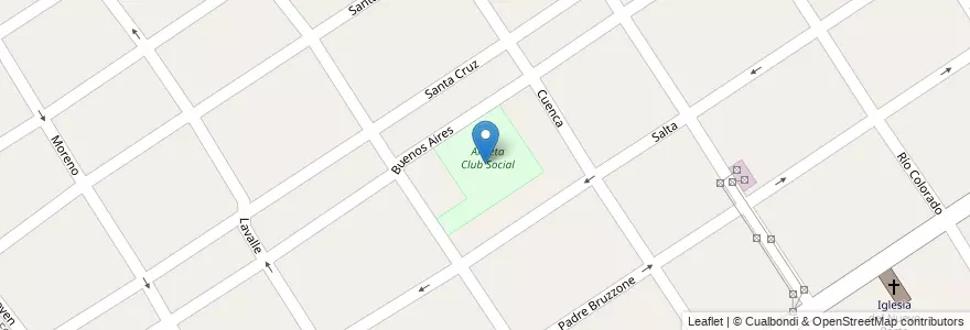 Mapa de ubicacion de Arrieta Club Social en آرژانتین, استان بوئنوس آیرس, Partido De Quilmes, Ezpeleta.