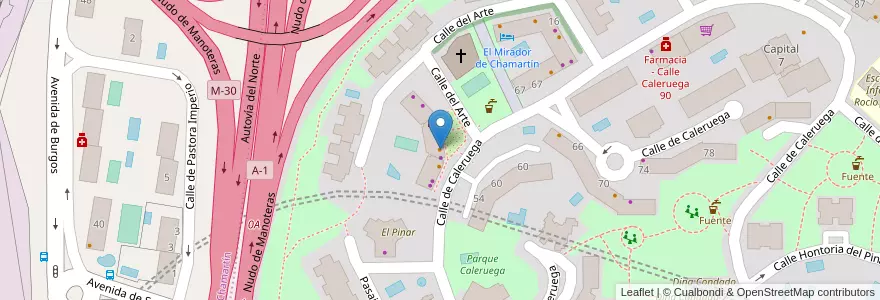 Mapa de ubicacion de Arte Buen Llantar en Spanien, Autonome Gemeinschaft Madrid, Autonome Gemeinschaft Madrid, Área Metropolitana De Madrid Y Corredor Del Henares, Madrid.