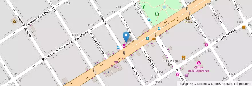 Mapa de ubicacion de Arte Sofa, Villa General Mitre en Arjantin, Ciudad Autónoma De Buenos Aires, Buenos Aires, Comuna 11.