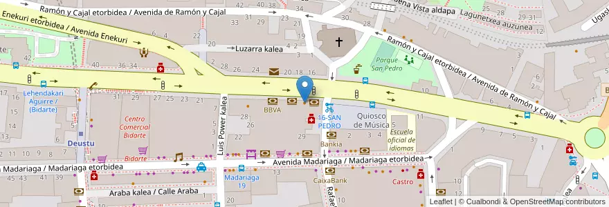 Mapa de ubicacion de Artea en 스페인, Euskadi, Bizkaia, Bilboaldea, 빌바오.