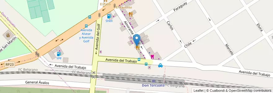 Mapa de ubicacion de Artemisa en アルゼンチン, ブエノスアイレス州, Don Torcuato.